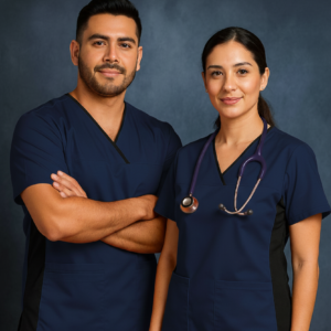 Conjunto Unisex Clásico con Licra - Azul Marino