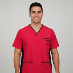 Conjunto Médico Clásico para Caballero Cuello V