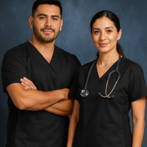 Conjunto Unisex Clásico con Licra - Negro