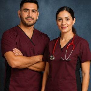 Conjunto Unisex Clásico con Licra - Vino